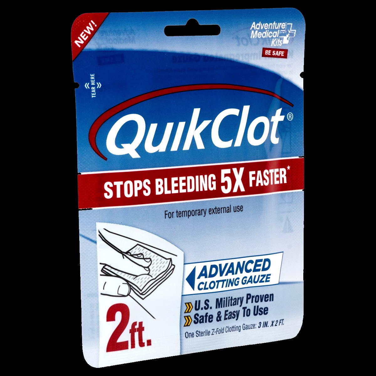 QuikClot Gauze 3" x 2'