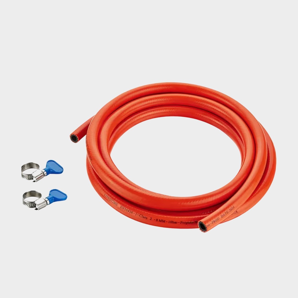 Gas Hose & Clamps Kit 3m