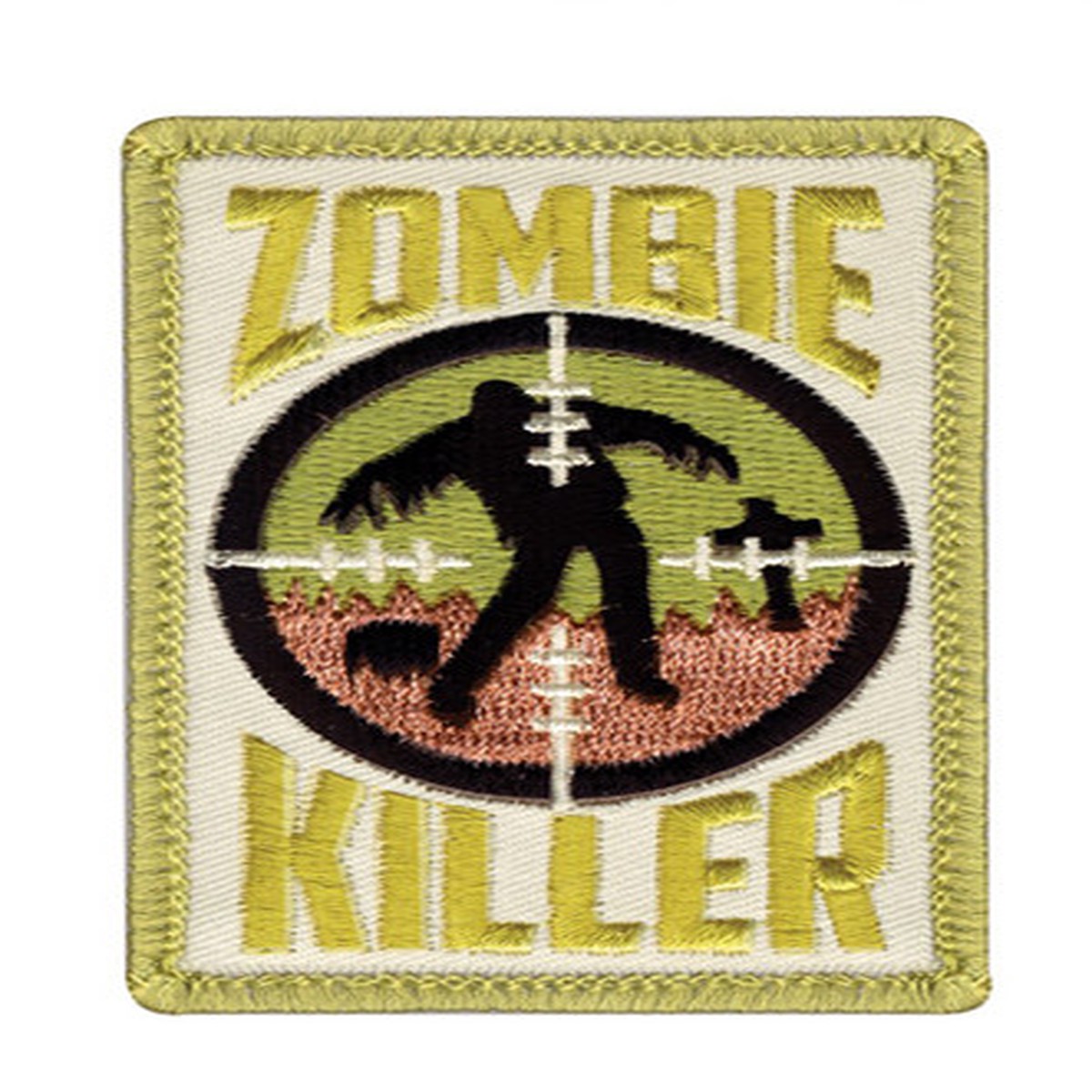 Zombie Killer Velcro Patch - Hook Backing