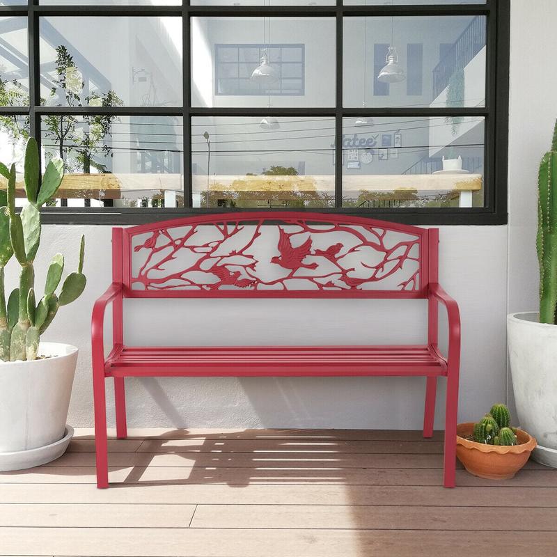 *Patio Garden Bench Park Yard Outdoor Furniture