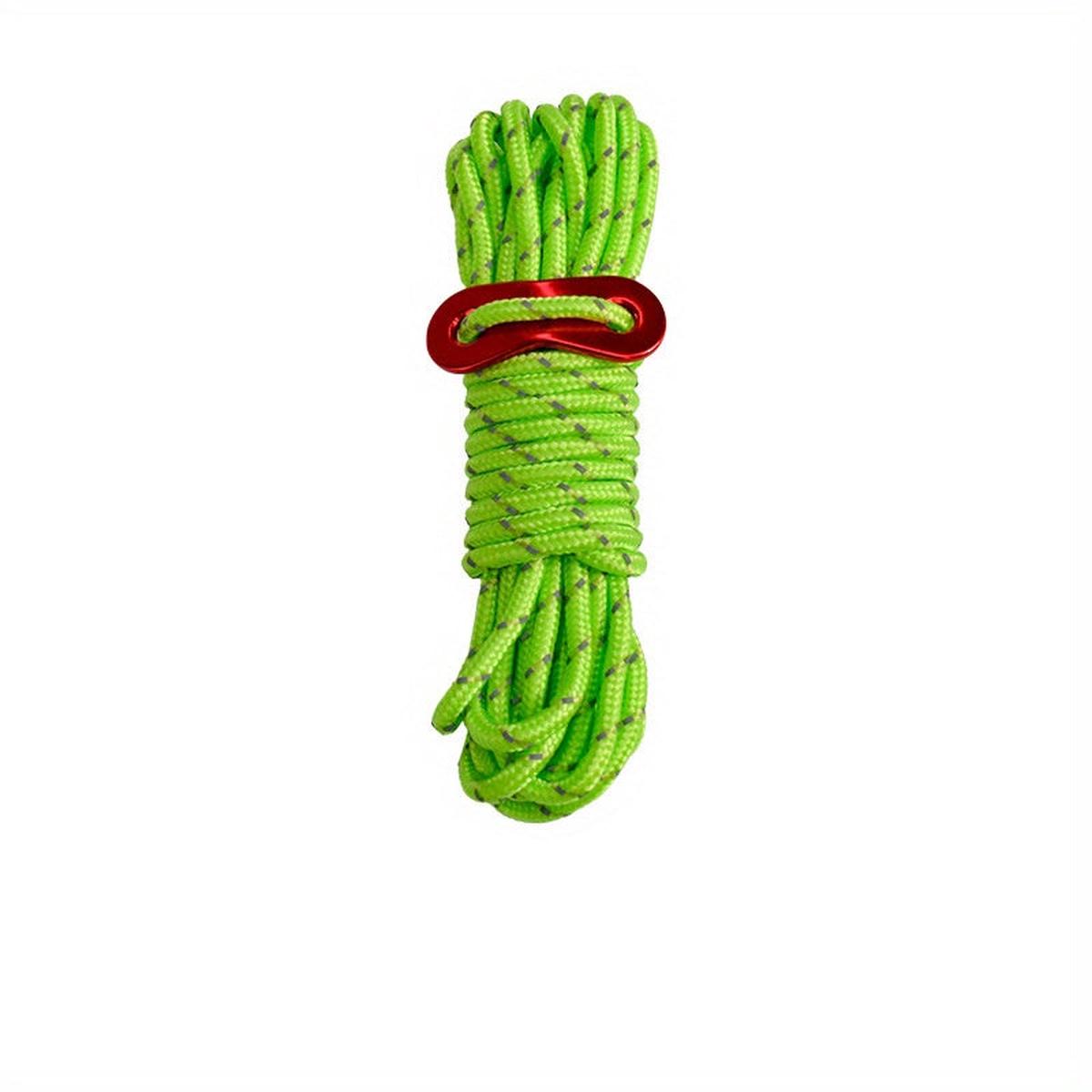 Reflective 4mm Camping Tent Rope with Wind Rope Buckle 4m
