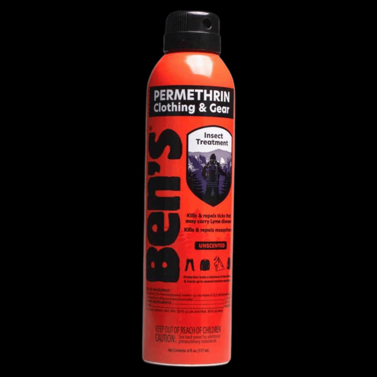 BEN'S CLOTHING + GEAR INSECT REPELLANT 6 OZ